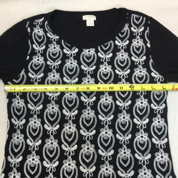 J Crew Factory Embroidered Front Tee - Picture 5 of 7